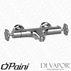Paini 72CR111THD Garage Thermostatic Bath Shower Mixer without Shower Kit Spare Parts