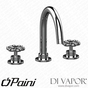 Paini 72CR214SR Garage 3-Hole Basin Mixer Tap with Swivel Spout Spare Parts