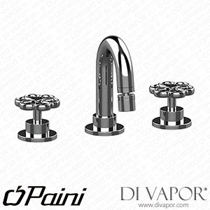 Paini 72CR314SR Garage 3-Hole Bidet Mixer Tap with Swivel Spout Spare Parts