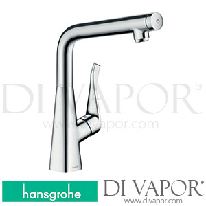 Hansgrohe 73810800 Metris Select M71 Single Lever Kitchen Mixer 320, 1Jet Spare Parts 04/17 - 12/20