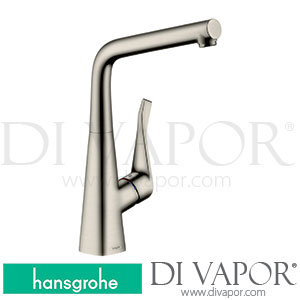 Hansgrohe 73813800 Metris M71 Single Lever Kitchen Mixer 320, 1Jet Spare Parts 04/17 - 12/20
