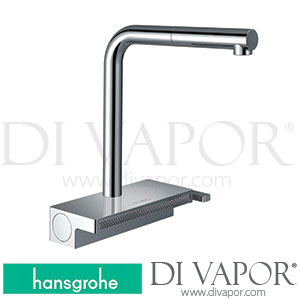Hansgrohe 73830007 Aquno Select M81 Single Lever Kitchen Mixer 250, Pull-Out Spout, 2Jet, Sbox Spare Parts 12/19 - 12/20