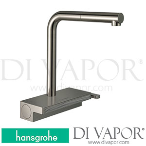 Hansgrohe 73830800 Aquno Select M81 Single Lever Kitchen Mixer 250, Pull-Out Spout, 2Jet, Sbox Spare Parts >12/19