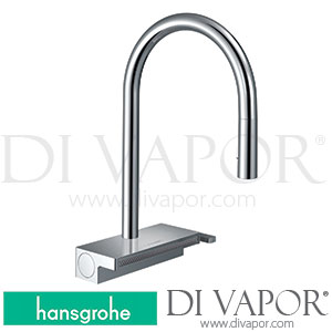 Hansgrohe 73831000 Aquno Select M81 Single Lever Kitchen Mixer 170, Pull-Out Spray, 3Jet, Sbox Spare Parts >12/19