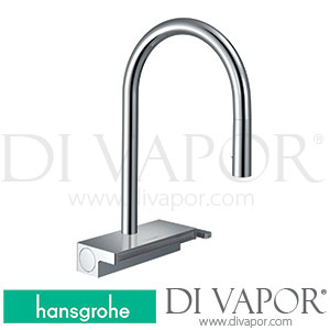 Hansgrohe 73831001 Aquno Select M81 Single Lever Kitchen Mixer 170, Pull-Out Spray, 3Jet, Sbox Spare Parts >06/20