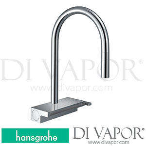 Hansgrohe 73831007 Aquno Select M81 Single Lever Kitchen Mixer 170, Pull-Out Spray, 3Jet, Sbox Spare Parts 04/20 - 12/20
