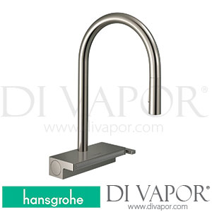 Hansgrohe 73837801 Aquno Select M81 Single Lever Kitchen Mixer 170, Pull-Out Spray, 3Jet Spare Parts >04/20