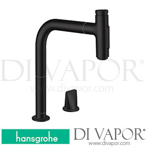 Hansgrohe 73849679 Metris Select M71 2-Hole Single Lever Kitchen Mixer 200, Pull-Out Spray, 2Jet, Sbox 2 Ticks Spare Parts >04/20