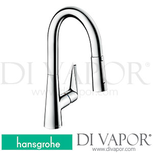 Hansgrohe 73850000 Talis M51 Single Lever Kitchen Mixer 160, Pull-Out Spray, 2Jet, Sbox Spare Parts 04/17 - 03/19