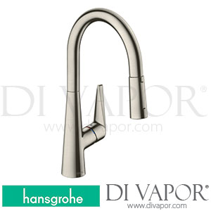 Hansgrohe 73851800 Talis M51 Single Lever Kitchen Mixer 200, Pull-Out Spray, 2Jet, Sbox Spare Parts >04/17