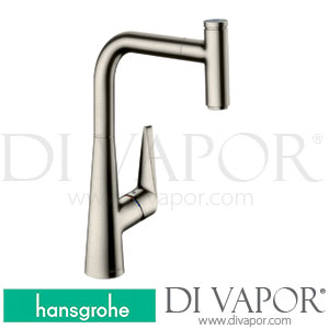 Hansgrohe 73853800 Talis Select M51 Single Lever Kitchen Mixer 300, Pull-Out Spout, 1Jet, Sbox Spare Parts >05/19
