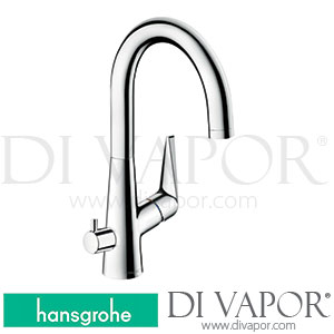 Hansgrohe 73858000 Talis M51 Single Lever Kitchen Mixer 220, Device Shut-Off Valve, 1Jet Spare Parts 04/17 - 12/20