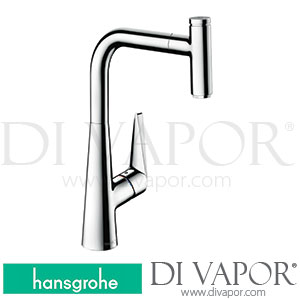 Hansgrohe 73859009 Talis Select M51 Single Lever Kitchen Mixer 300, 2 Ticks, Pull-Out Spout, 1Jet, Sbox Spare Parts >04/20