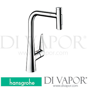 Hansgrohe 73867001 Talis Select S Single Lever Kitchen Mixer 300, Pull-Out Spray, 2Jet, Sbox Spare Parts >07/19