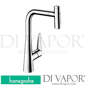 Hansgrohe 73867007 Talis Select M51 Single Lever Kitchen Mixer 300, Pull-Out Spray, 2Jet, Sbox Spare Parts >08/19