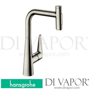 Hansgrohe 73867800 Talis Select M51 Single Lever Kitchen Mixer 300, Pull-Out Spray, 2Jet, Sbox Spare Parts >01/19