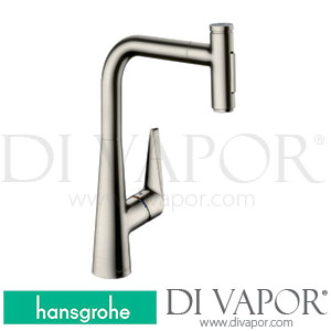 Hansgrohe 73867801 Talis Select S Single Lever Kitchen Mixer 300, Pull-Out Spray, 2Jet, Sbox Spare Parts >07/19