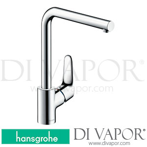 Hansgrohe 73881000 Focus M41 Single Lever Kitchen Mixer 280, 1Jet Spare Parts 04/17 - 12/20