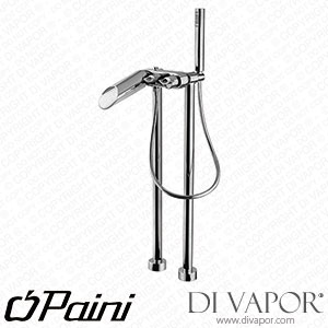 Paini 73CR108VRLL Morgana Floor Mounted Bath Shower Mixer Tap with Fixed Shower Kit Spare Parts