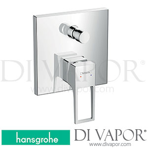 Hansgrohe 74546000 Metropol Single Lever Bath Mixer for Concealed Installation with Loop Handle and Integrated Security Combination According To En1717 for Ibox Universal >04/17 Spare Parts