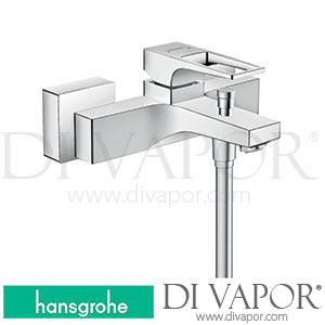 Hansgrohe 74556009 Metropol Single Lever Bath Mixer for Exposed Installation with Loop Handle 2 Ticks >04/20 Spare Parts