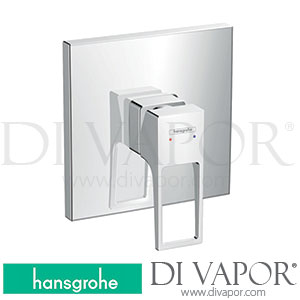 Hansgrohe 74565000 Metropol Single Lever Shower Mixer for Concealed Installation with Loop Handle for Ibox Universal >10/20 Spare Parts