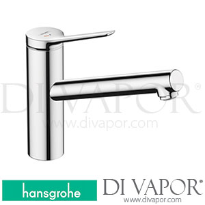 Hansgrohe 74813000 Zesis M33 Single Lever Kitchen Mixer 150, Coolstart, Ecosmart, 1Jet Spare Parts >10/21