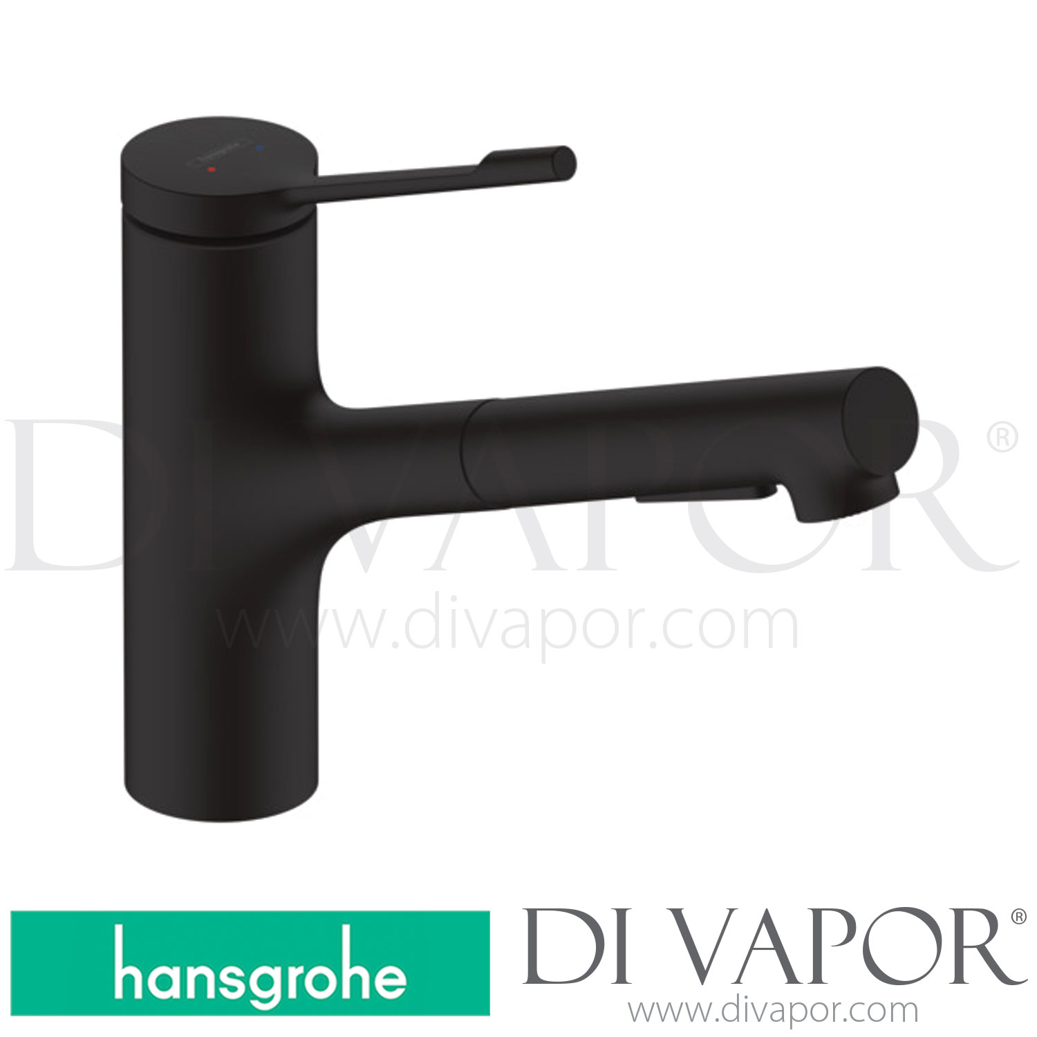 Hansgrohe 74814670 Zesis Lean M34 Single Lever Kitchen Mixer 150
