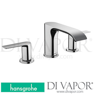 Hansgrohe 75033001 Vivenis 3-Hole Basin Mixer 90 with Pop-Up Waste Set >11/21 Spare Parts