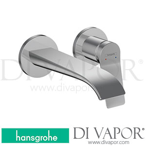 Hansgrohe 75050007 Vivenis Single Lever Basin Mixer for Concealed Installation Wall-Mounted with Spout 19,2 Cm >08/21 Spare Parts