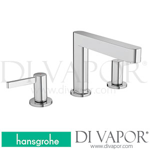 Hansgrohe 76033001 Finoris 3-Hole Basin Mixer 110 with Push-Open Waste Set >11/21 Spare Parts