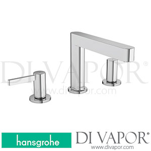 Hansgrohe 76033007 Finoris 3-Hole Basin Mixer 110 with Push-Open Waste Set >07/21 Spare Parts