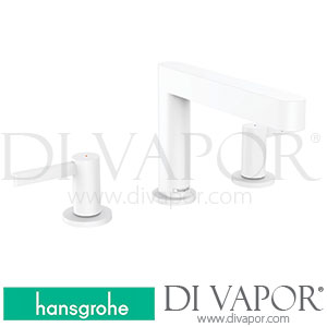 Hansgrohe 76033701 Finoris 3-Hole Basin Mixer 110 with Push-Open Waste Set >11/21 Spare Parts