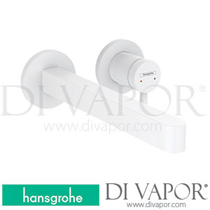 Hansgrohe 76050701 Finoris Single Lever Basin Mixer for Concealed Installation Wall-Mounted with Spout 22,8 Cm >11/21 Spare Parts