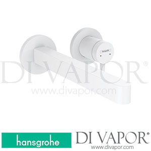 Hansgrohe 76050707 Finoris Single Lever Basin Mixer for Concealed Installation Wall-Mounted with Spout 22,8 Cm >07/21 Spare Parts