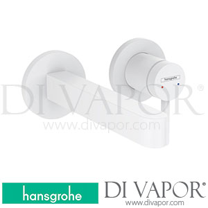 Hansgrohe 76051700 Finoris Single Lever Basin Mixer for Concealed Installation Wall-Mounted with Spout 16,8 Cm >06/21 Spare Parts