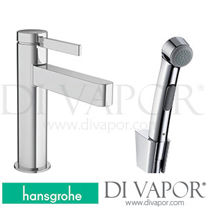 Hansgrohe 76210000 Finoris Single Lever Basin Mixer 110 with Bidette Hand Shower and Shower Hose 160 Cm >10/21 Spare Parts