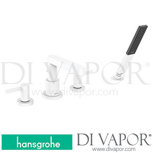Hansgrohe 76443701 Finoris 4-Hole Rim Mounted Bath Mixer >11/21 Spare Parts