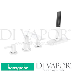 Hansgrohe 76444700 Finoris 4-Hole Rim Mounted Bath Mixer with Sbox >06/21 Spare Parts