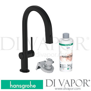 Hansgrohe 76800670 Aqittura M91 Filtersystem 210, Pull-Out Spout, 1Jet, Sbox, Starter Set Spare Parts >03/22