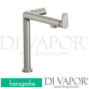 Hansgrohe 76834800 Aqittura M91 Single Lever Kitchen Mixer 240, 1Jet for Sodasystem Spare Parts >07/22