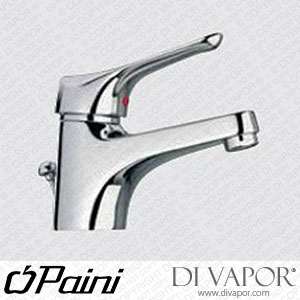 Paini 76CR211 Dilos Single Lever Basin Mixer Tap with 1