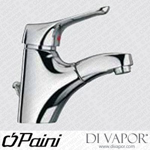 Paini 76CR217 Dilos Single Lever Basin Mixer with Pull-Out Spout and 1