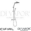 Cifial 78055SQ Square Thermostatic Shower Column Spare Parts