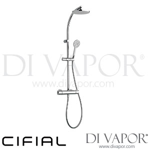 Cifial 78080 Fresco Thermostatic Shower Column Spare Parts