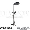 Cifial 780TH Black Techno Thermostatic Shower Column Spare Parts