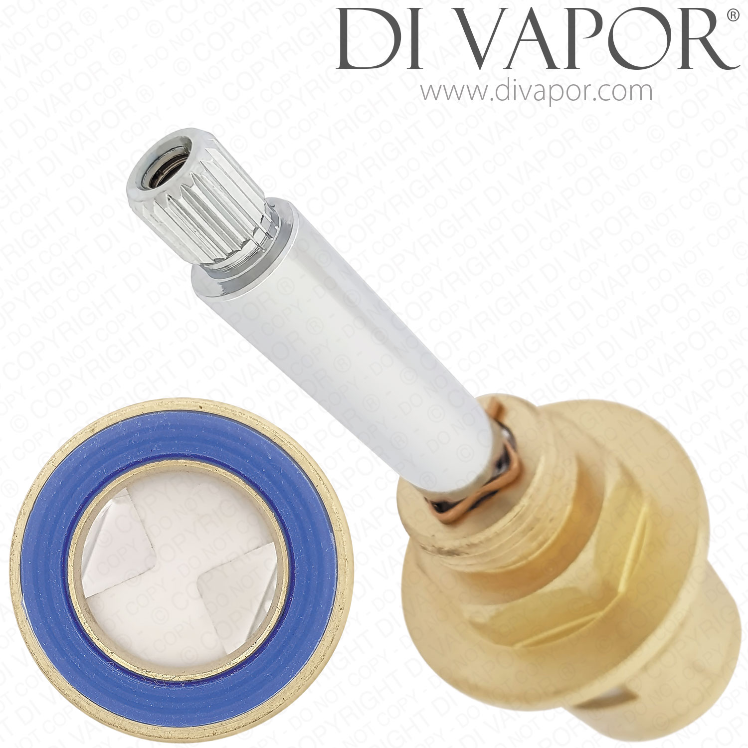 Bath Tap Cartridge Cold Side 1/4 Turn, 3/4 Inch, 20 Spline