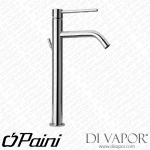 Paini 78CR211LLS Cox Single Lever Basin Mixer Tap High Model with 1 1/4