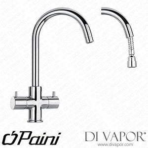 Paini 78CR491F4UK Cox Chrome Cruciform Mono Pull-Out Spray Sink Mixer Kitchen Tap Spare Parts