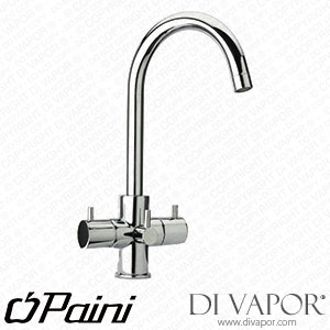 Paini 78CR543IA Cox Chrome Cruciform Filter Tap Crook Spout Spare Parts